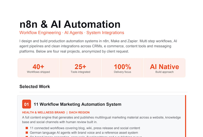 build n8n ai agent, n8n automation, n8n workflow and ai workflow automation